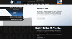 Desktop Screenshot of behr-ent.com